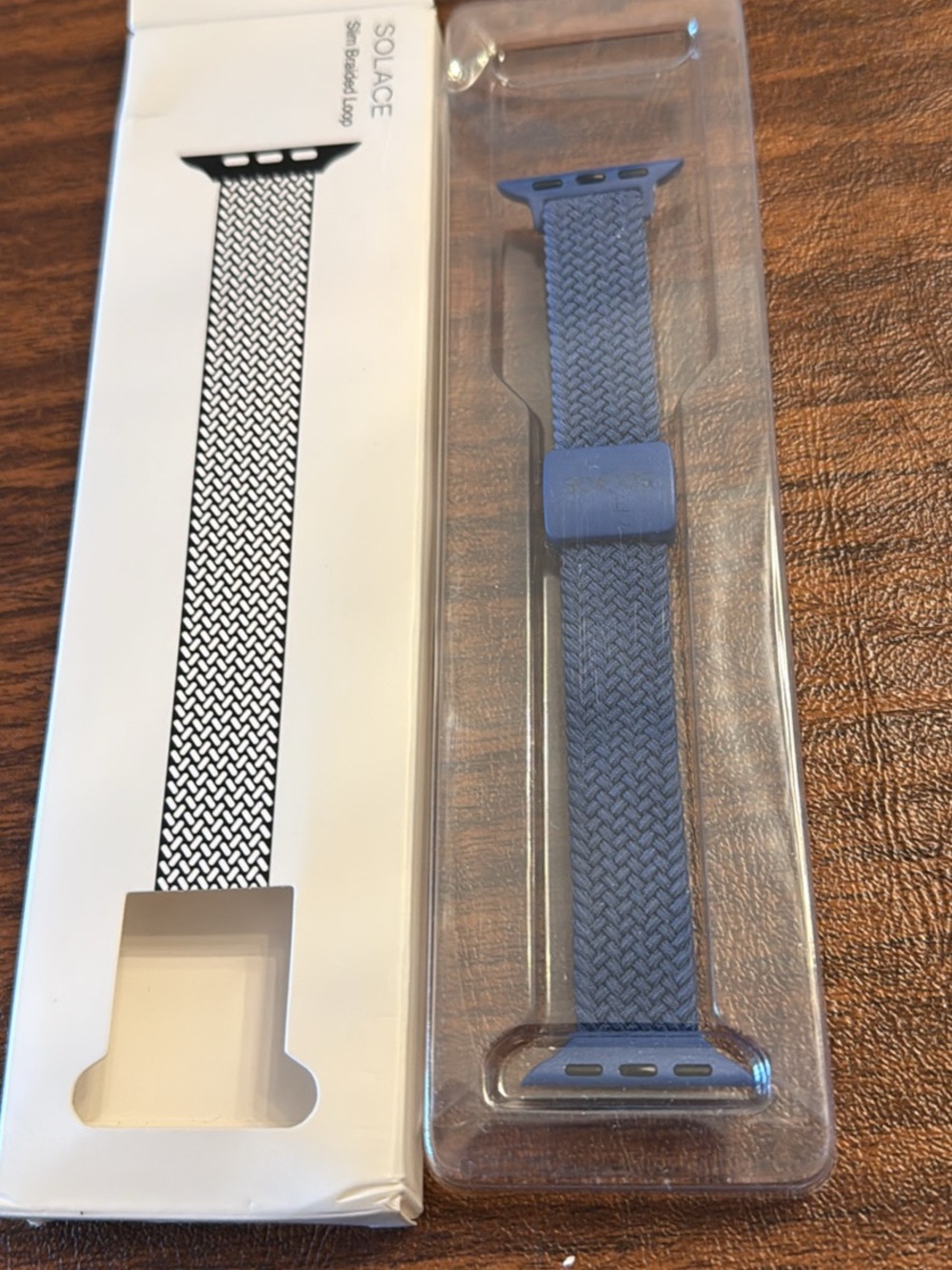 Solace Woven Single Loop Watch Band - Blue NWT